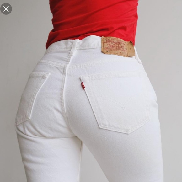Levi's Denim - White vintage 501 Levi’s
